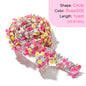 Tear That Sticky Heart Butterfly Round Polymer Sheet Crystal Tape DIY Resin Strip Clothing Accessories