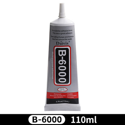 Black Glue Particles of The Needle-tube Type Strong Repair Adhesive Stick To The Phone Case