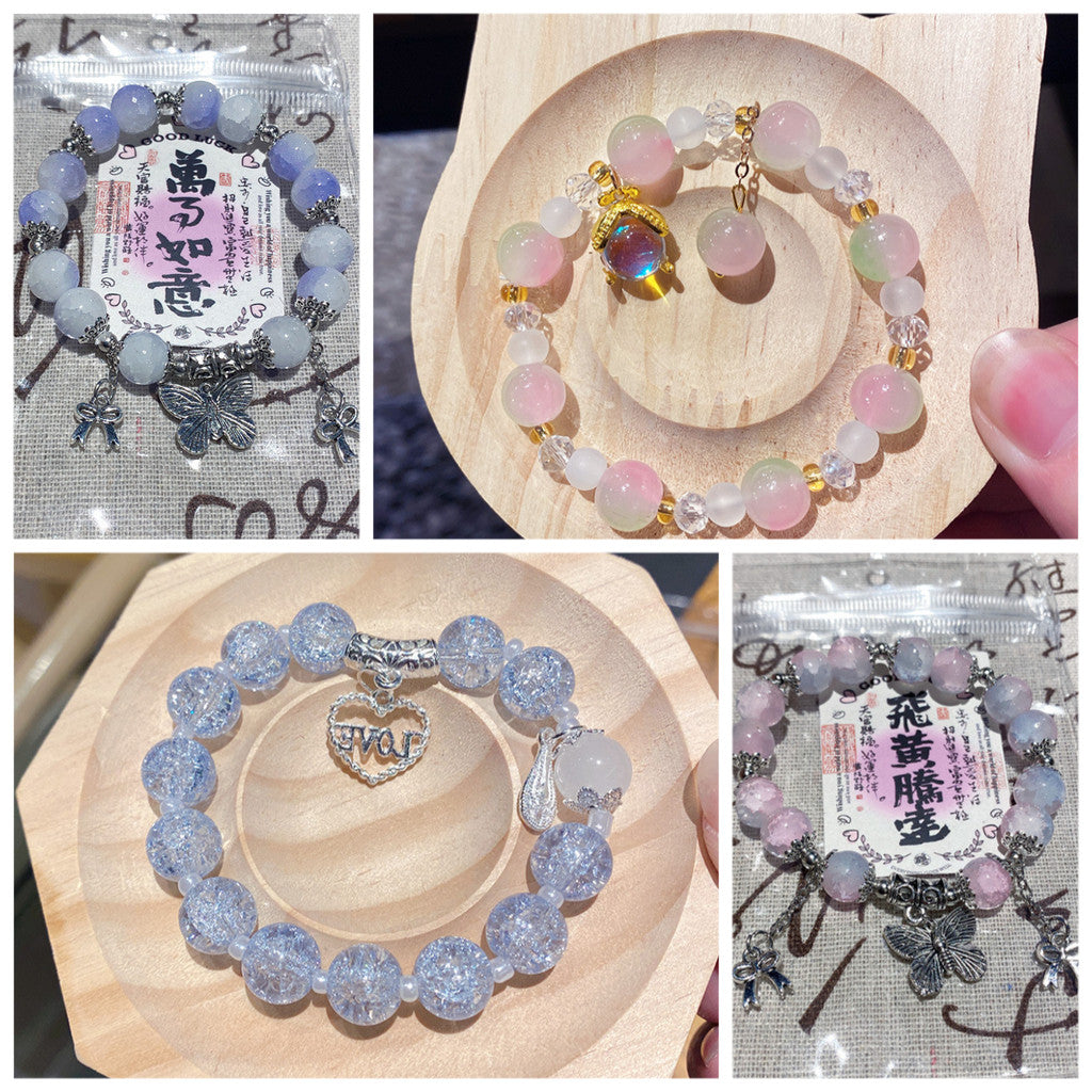Lucky Wealth Bracelet Made of Glass Material for A Friend As A Bracelet Accessory Gift