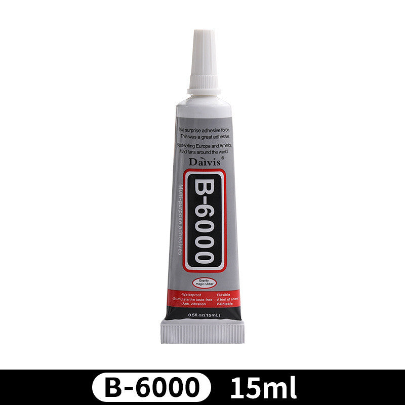 Black Glue Particles of The Needle-tube Type Strong Repair Adhesive Stick To The Phone Case