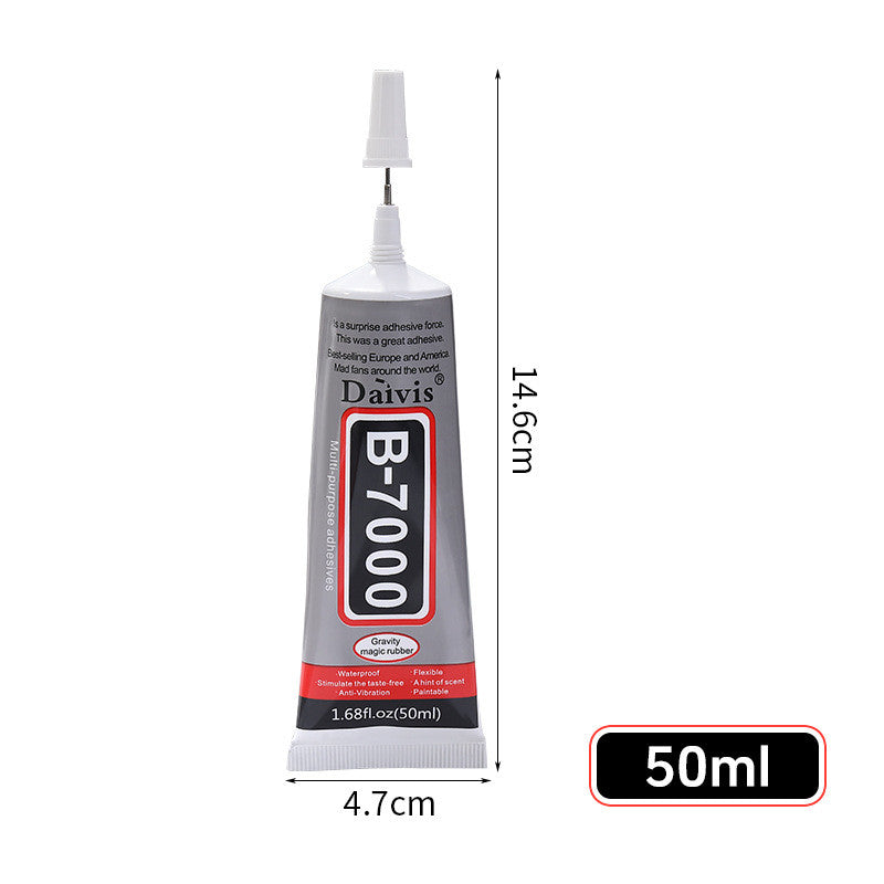 Black Glue Particles of The Needle-tube Type Strong Repair Adhesive Stick To The Phone Case