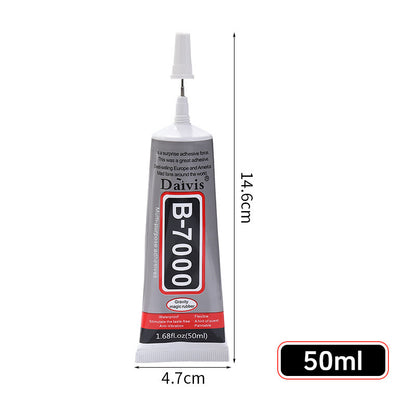 Black Glue Particles of The Needle-tube Type Strong Repair Adhesive Stick To The Phone Case