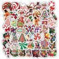 Christmas Style PVC Stickers DIY Laptop Phone Case Luggage Diary Decoration Waterproof Decal