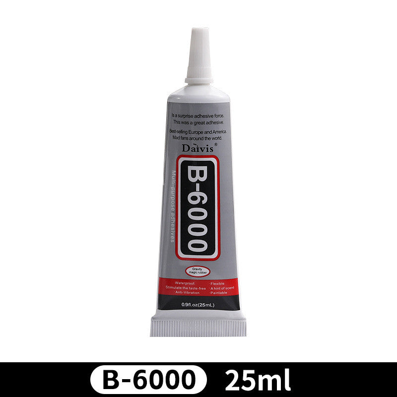 Black Glue Particles of The Needle-tube Type Strong Repair Adhesive Stick To The Phone Case