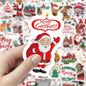 Christmas Style PVC Stickers DIY Laptop Phone Case Luggage Diary Decoration Waterproof Decal
