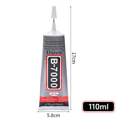 Black Glue Particles of The Needle-tube Type Strong Repair Adhesive Stick To The Phone Case