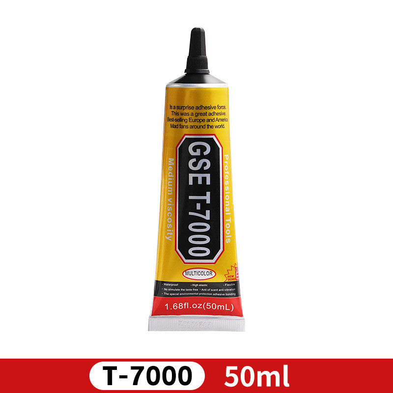 Black Glue Particles of The Needle-tube Type Strong Repair Adhesive Stick To The Phone Case